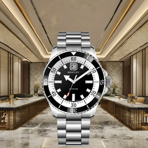 Reloj de acero inoxidable de uso diario elaborado con cristal de zafiro y durabilidad 10ATM - Product Image 1