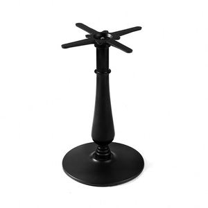 WEKIS Meilleure Vente Base de Table Circulaire en Acier Noir Type Tulipe avec Support Rond pour Table de Salle à Manger ou de Bar, Base de Table en Fer Forgé - Product Image 3