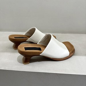 Mules de PU con punta abierta y tacón bajo, sandalias de verano para mujer, transpirables, fáciles de poner, tipo zuecos y mules - Product Image 3