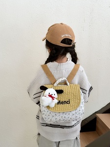 Sac à dos adulte parent-enfant en plein air pour enfants sac à dos garçons et filles sortant cartable de voyage léger en toile - Product Image 5