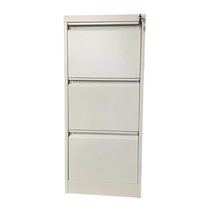 Armadietto Verticale Moderno a 3 Cassetti con Serratura, Organizzatore in Metallo per Documenti Legali, per Appartamenti e Uffici - Product Image 3