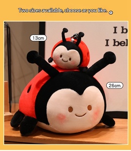 Ciondolo Bambola a Forma di Coccinella Carina, Peluche a Forma di Scarabeo, Piccolo Insetto di Peluche per Bambini, Bambola Calmante per il Sonno - Product Image 6