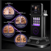 Appareil esthétique facial Super Facial Newfacial Syndeo 2025, appareil de beauté Hydra Facial, jet d'oxygène pour les soins de la peau cosmétique