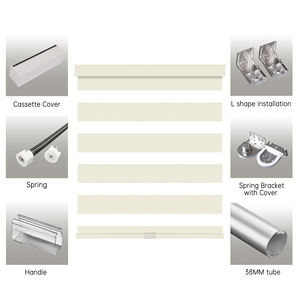 Persianas Zebra de Alta Calidad, Diseño Vertical Moderno, Persianas Inteligentes Ecológicas, Persianas Decorativas para Ventanas, Persiana Enrollable Zebra en Capas - Product Image 3