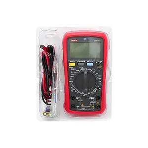 UNI T Multimeter Digital UT890C/UT890D + 6000 hitungan Manual frekuensi suhu tegangan Ammeter Tester kapasitor