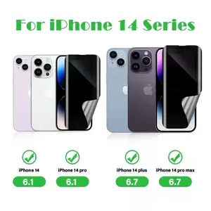 ฟิล์ม TPU กำจัดฝุ่นบรรจุภัณฑ์ที่ดีที่สุดสำหรับ iPhone 13 PRO MAX ฟิล์มป้องกันหน้า<span class=keywords><strong>จอ</strong></span>เพื่อความเป็นส่วนตัว - Product Image 3