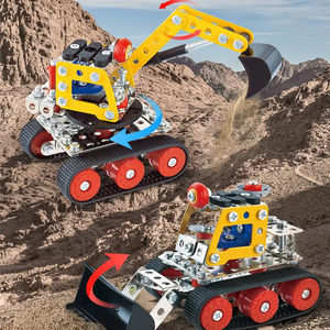 Science technologie jouets aides alliage assemblé Jet ingénierie pelle grande roue bricolage moto réservoir jouet voiture - Product Image 4