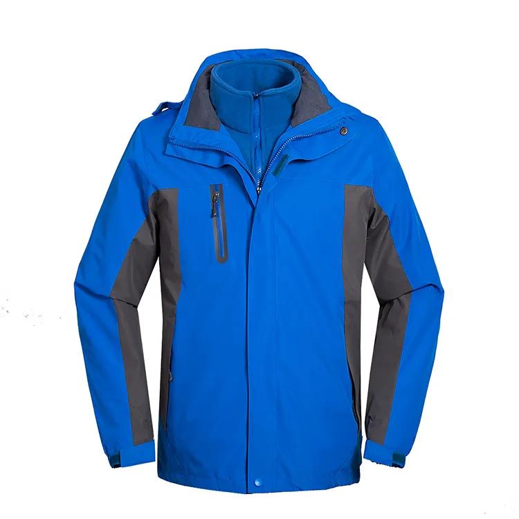 Lidong custom Waterproof and Windproof Winter Outdoor Jacket Men Clothing Black windbreaker jacket