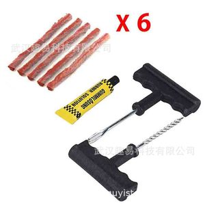Kit de Reparación de Neumáticos QY de 30 Piezas con Tiras de Goma para Neumáticos sin Cámara, Reparación de Emergencia para Motocicletas y Vehículos Eléctricos - Product Image 2