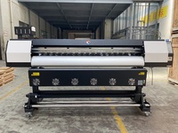 Plotter para impresora de inyección de tinta Galaxy, cabezales de impresión I3200 individuales de 1,80 metros, metros