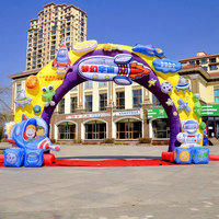 Arche gonflable personnalisée avec logo, 8 m, en PVC Oxford, imprimée à l'écran, résistante aux intempéries, pour événements sportifs, mariages, festivals, événements en plein air