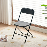 Chaise pliante en métal et plastique à cadre robuste, capacité de 800 lb, pour événements, banquets, locations de fêtes, chaise empilable, vente chaude