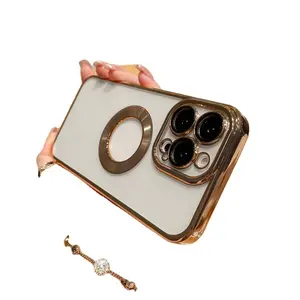 Wholesale For Phone Case drop-resistant protective case for iphone 13 12 ens full-covered film CD pattern electroplating