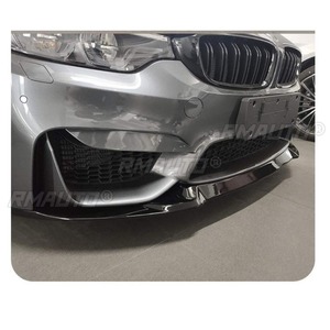 Alerón delantero para coche, difusor, divisor, negro brillante, pieza de modificación para BMW M3 M4 F80 F82 2014-2020, accesorios para coche - Product Image 6