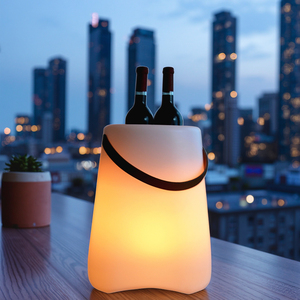 Set furnitur Bar pantai dan klub malam, ember es LED RGB Modern untuk aplikasi dapur - Product Image 2