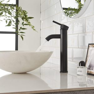 <span class=keywords><strong>Rubinetto</strong></span> per lavandino a <span class=keywords><strong>canna</strong></span> alta da bagno a maniglia singola a un foro per lavabo da bagno - Product Image 2