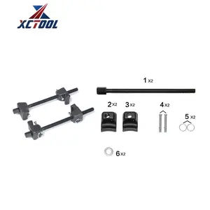 Xctool ferramentas de reparo automotivo, ferramentas de reparo macpherson, bobina de mola e gancho para válvula, compressor de mola xc9113