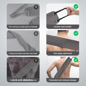 Brosse de bain et de corps en viscose 100% faite à la main <span class=keywords><strong>brosses</strong></span>, éponges et épurateurs de bain exfoliants pour l'élimination du bronzage par pulvérisation - Product Image 6