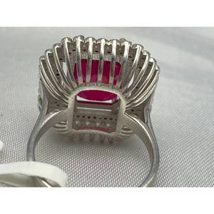 Nouvelle bague en rubis de luxe, best-seller, argent sterling 925, cadeau, fête, mariage, fiançailles, cérémonies religieuses, événements - Product Image 2