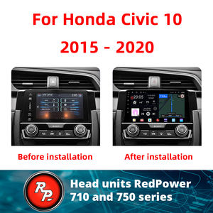 Redpower hi-fi Car DVD per <span class=keywords><strong>Honda</strong></span> <span class=keywords><strong>Civic</strong></span> <span class=keywords><strong>10</strong></span> 2015 - 2020 DVD Radio DSP lettore multimediale navigazione Android <span class=keywords><strong>10</strong></span>.0 - Product Image 6