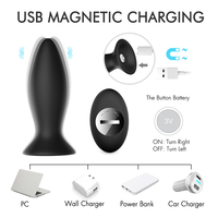 S-HANDE 3-teiliges Ferngesteuertes Butt Plug Sexspielzeug Keuschheits-Analplug Vibrator für Mann und Frau
