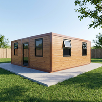 Maison conteneur extensible TOPPRE facile à installer, 20 pieds, 40 pieds, ignifuge, isolée, préfabriquée, petite maison avec chambre et cuisine pour habitation