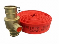 Tuyau d'incendie doublé de PVC ou tuyau en PVC résistant au feu