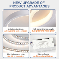 Plafonnier LED moderne, lampe d'allée, éclairage de couloir, petit lustre IP33 220V pour la maison, le salon, le bureau à domicile, la chambre à coucher