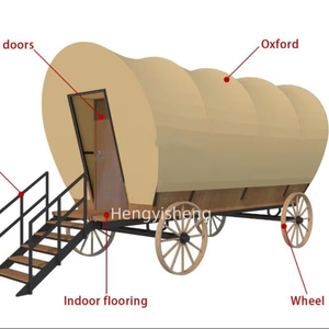 Venta al por mayor al aire libre cómodo carruaje de tienda de madera transporte especial al aire libre - Product Image 1
