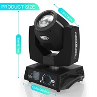 New Professional Black dmx scharf LED 7r Strahl 230W Moving Head Lights Spot Für DJ Party Disco NightClub Stage Lights