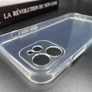 Pour iPhone 12 Shell De Téléphone Couverture De Téléphone Mobile 2mm Transparent Souple TPU Résistant Aux Chutes - Product Image 2