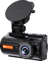 Caméra embarquée STARVIS 2 4K+2K à double objectif, écran 3,0 pouces, GPS, ADAS et Wi-Fi 5 GHz, enregistrement en boucle et en time-lapse, DVR