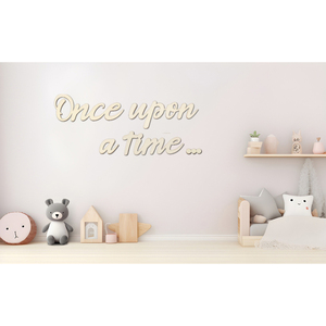 Recorte de letras de madera moderno personalizado de alta calidad para <span class=keywords><strong>Érase</strong></span> <span class=keywords><strong>una</strong></span> <span class=keywords><strong>vez</strong></span> signo decoración de fiesta de cumpleaños Ideal para Dropshipping - Product Image 1