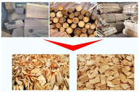 Broyeur de bois et de souches Pengfan robuste pour moteur, déchiqueteur de racines d'arbres, capacité 8-35T/h pour la construction