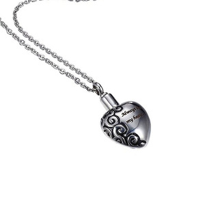 Monili antichi funeral in acciaio al titanio a forma di <span class=keywords><strong>cuore</strong></span> laser personalizzata pendente del profumo accessori per Sempre nel <span class=keywords><strong>mio</strong></span> <span class=keywords><strong>cuore</strong></span> - Product Image 5