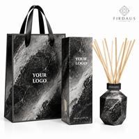 Diffuseur de parfum artisanal en céramique Firdaus, bouteille décorative pour diffuseur d'arômes, conteneur décoratif pour la maison