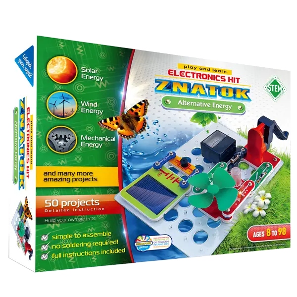 ZNATOK #Alternative energy STEM Children Educational Toys diy