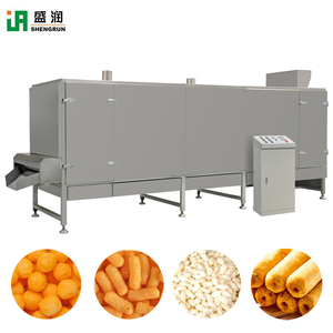 Hình dạng khác nhau đôi vít căng phồng Ngô Snack làm máy đùn đầy đủ tự động căng phồng Ngô Snack thực phẩm dây chuyền sản xuất - Product Image 4