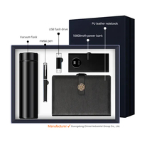 Promotion Vedette Ensemble Cadeau d'Affaires Personnalisé 5-en-1 Carnet, Souvenir d'Entreprise de Haute Qualité, Outil Publicitaire