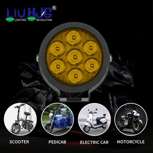 Liu HJG alta calidad personalizado ODM blanco ámbar motocicleta sistema de iluminación accesorios de coche foco LED luz antiniebla para motocicleta - Product Image 4