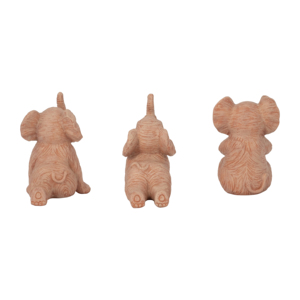 Resin <b>Elephant</b> Sculptures For Home Office Bathroom <b>Decor</b> Display Ornament - Product Image 4