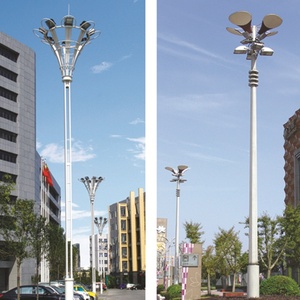 โคมไฟถนนข้างถนนแบบสองแขนยาว10/8/6เมตรใช้กลางแจ้งทำจากสังกะสี100W IP33 LED 380V - Product Image 2