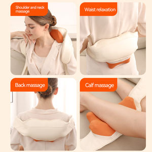 Melhor 4D Amassar Deep <span class=keywords><strong>Neck</strong></span> & <span class=keywords><strong>Shoulder</strong></span> <span class=keywords><strong>Massager</strong></span> New Graphene Moxabuston Carbono Aquecimento Tecnologia Calmante Corpo Muscular Dores - Product Image 2