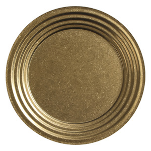 Stainless Steel Round Retro Cafe Gold Dessert Tray 18cm For Hotel Meals - Product Image 3