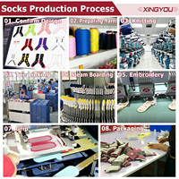 Chaussettes d'équitation hautes avec logo, tricot Xingyou, haute qualité, unisexe, compression pour hommes, chaussettes d'équitation personnalisées