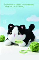 Jouet en peluche interactif IA de fabrication chinoise, reconnaissance des émotions, animal en peluche intelligent, compagnon panda pour enfants, vente en gros