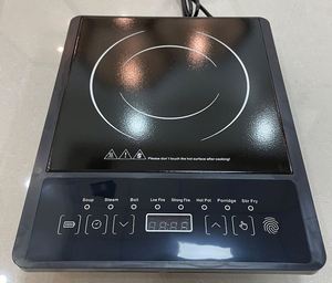 Cuisinière à induction électrique 2200W avec commande tactile, plaque chauffante infrarouge radiante, cuisinière à induction - Product Image 6