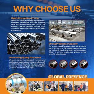 201ท่อม่านสแตนเลส3660มม. 4572มม. สายยางเคลือบเงา ASTM จากโรงงานจีน - Product Image 5