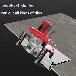 Portable Dual-purpose 45 Degree Angle Tile <b>Cutting</b> <b>Machine</b> Industrial Dust-free Chamfering <b>Stone</b> Saw Tools New Style Electric - Product Image 5