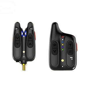 Mode de test LED personnalisé haute sensibilité JZH-RF1118 alarme de morsure de pêche noir 4 + 1 ensemble - Product Image 5